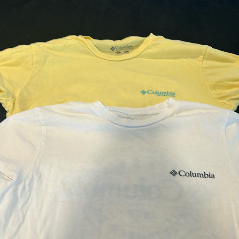 2 Colombia tshirts bundle size small and medium